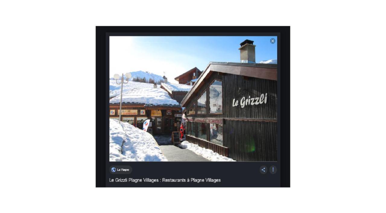 Studio 1 Piece Plagne Village 4 Personnes 2050 M Pied Des Pistes La Plagne Exteriör bild